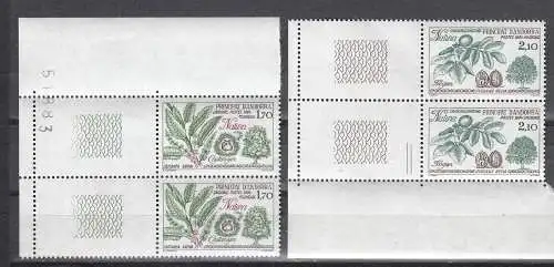 Andorra (franz.)  Nr 352/53 ER Paar Postfrisch / **