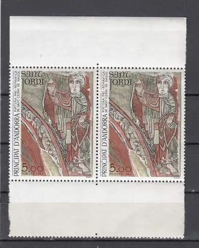 Andorra (franz.)  Nr 355 waag. Paar Postfrisch / **