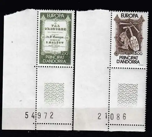Andorra (franz.)  Nr 360/61 ER Postfrisch / **