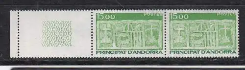 Andorra (franz.)  Nr 368 Paar Rand Postfrisch / **