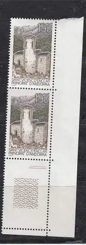 Andorra (franz.)  Nr 375 UR Paar Postfrisch / **