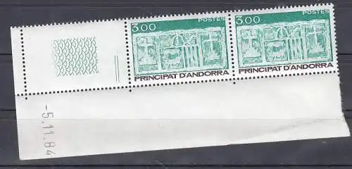Andorra (franz.)  Nr 356 Paar ER Postfrisch / **