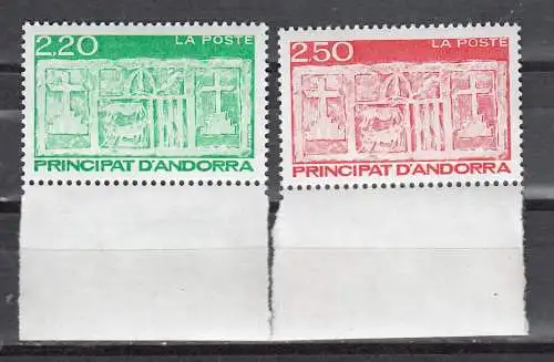 Andorra (franz.)  Nr 377/78 Postfrisch / **