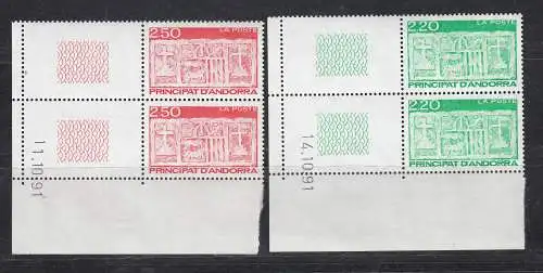 Andorra (franz.)  Nr 377/78 ER Postfrisch / **