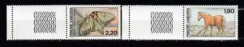 Andorra (franz.)  Nr 382/83 Postfrisch / **