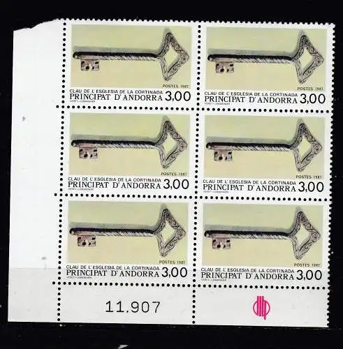 Andorra (franz.)  Nr 386 Postfrisch / **