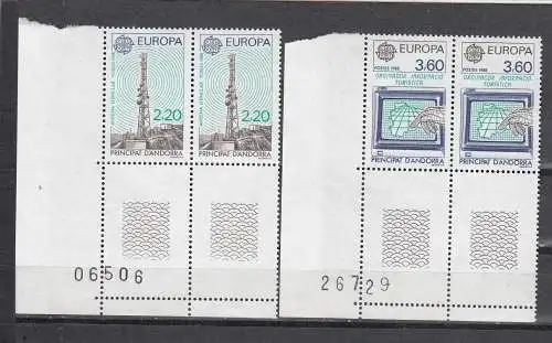Andorra (franz.)  Nr 390/91 ER Postfrisch / **