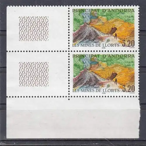 Andorra (franz.)  Nr 408  Paar ER Postfrisch / **