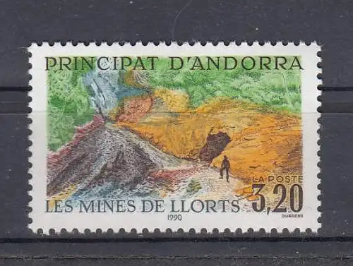 Andorra (franz.)  Nr 408  Paar ER 408 Postfrisch / **