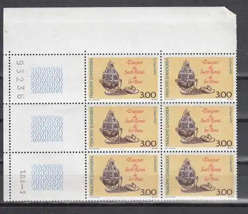 Andorra (franz.)  Nr 413 6.-er ER Postfrisch / **
