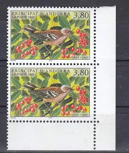 Andorra (franz.)  Nr 523 Paar ER Postfrisch / **