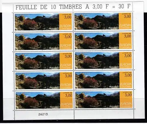 Andorra (franz.)  Nr 535 Kb Postfrisch / **