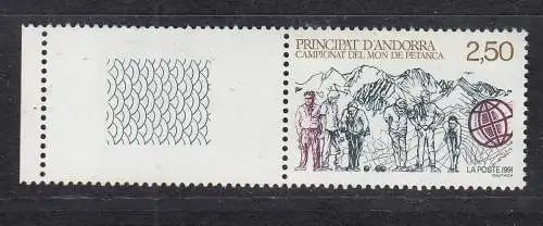 Andorra (franz.)  Nr 428 Rand Postfrisch / **