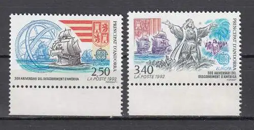 Andorra (franz.)  Nr 437/38 Postfrisch / **