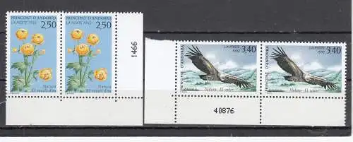 Andorra (franz.)  Nr 441/42 Paar ER Postfrisch / **