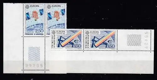 Andorra (franz.)  Nr 423/24 Paar ER Postfrisch / **
