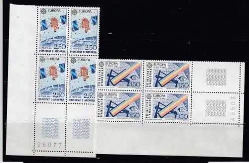 Andorra (franz.)  Nr 423/24 Vb ER Postfrisch / **