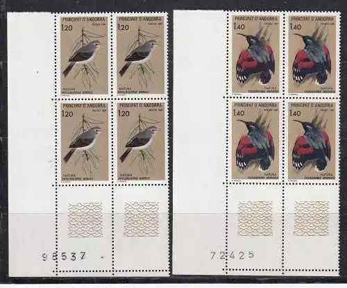 Andorra (franz.)  Nr 315/16Vb ER Postfrisch / **