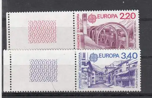 Andorra (franz.)  Nr 379/80 Rand Postfrisch / **