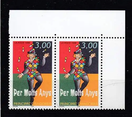 Andorra (franz.)  Nr 518 Paar ER Postfrisch / **