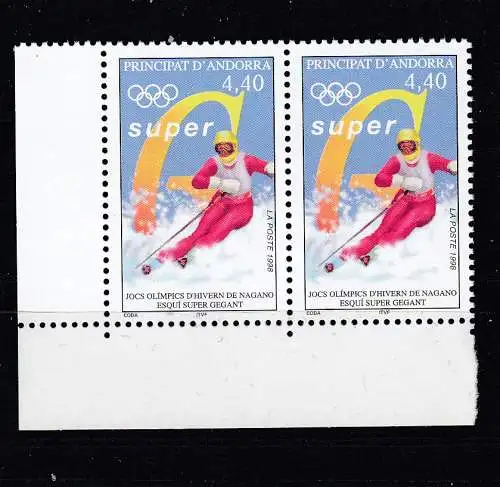 Andorra (franz.)  Nr 519 Paar ER Postfrisch / **