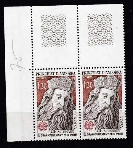 Andorra (franz.)  Nr 305 Paar ER Postfrisch / **