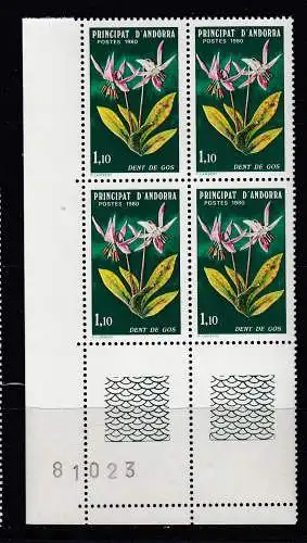 Andorra (franz.)  Nr 308 Vb ER Postfrisch / **