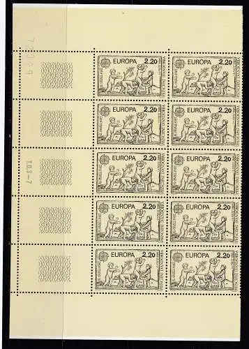 Andorra (franz.)  Nr 399 10. er Block Postfrisch / **