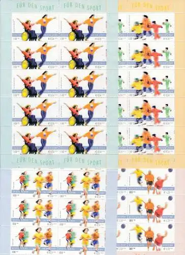 Bundesrep. Deutschland 2001 Nr Zehnerbogen 2165/68 Postfrisch / **