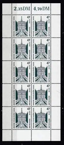 Bundesrep. Deutschland 2001 Nr Zehnerbogen 2176 Postfrisch / **