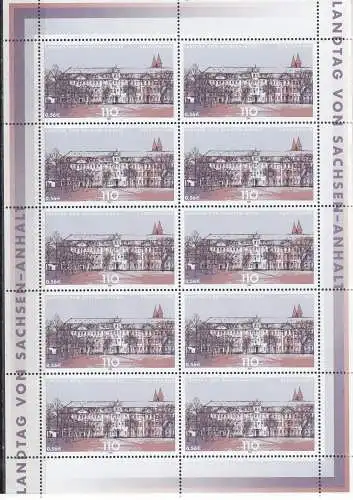 Bundesrep. Deutschland 2001 Nr Zehnerbogen 2184 Postfrisch / **