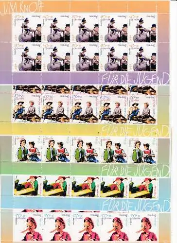 Bundesrep. Deutschland 2001 Nr Zehnerbogen 2190/94 Postfrisch / **