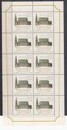 Bundesrep. Deutschland 2001 Nr Zehnerbogen 2196 Postfrisch / **
