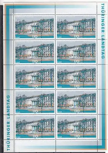 Bundesrep. Deutschland 2001 Nr Zehnerbogen 2213 Postfrisch / **