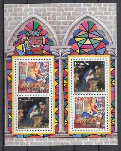 Bundesrep. Deutschland 2002 Nr Zehnerbogen Block 56 Postfrisch / **