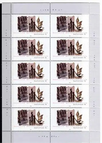 Bundesrep. Deutschland 2002 Nr Zehnerbogen 2271 Postfrisch / **