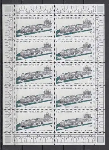 Bundesrep. Deutschland 2002 Nr Zehnerbogen 2274 Postfrisch / **