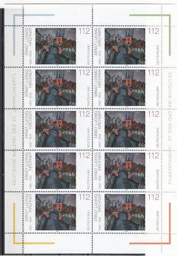 Bundesrep. Deutschland 2002 Nr Zehnerbogen 2279 Postfrisch / **
