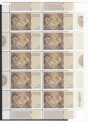 Bundesrep. Deutschland 2002 Nr Zehnerbogen 2281 Postfrisch / **