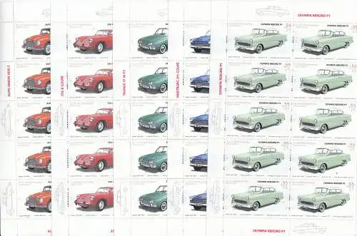 Bundesrep. Deutschland 2002 Nr Zehnerbogen 2362/66 Postfrisch / **