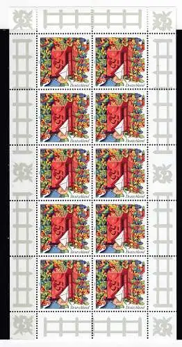 Bundesrep. Deutschland 2002 Nr Zehnerbogen 2368 Postfrisch / **