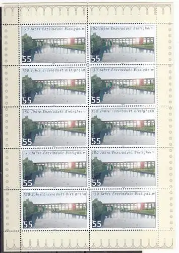 Bundesrep. Deutschland  Nr Zehnerbogen 2359 Postfrisch / **