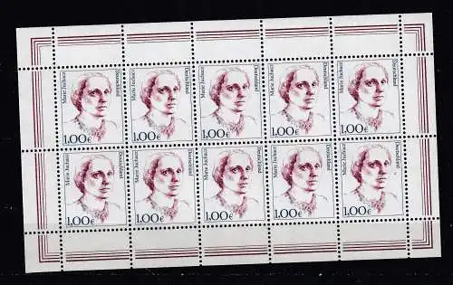 Bundesrep. Deutschland  Nr Zehnerbogen 2305 Postfrisch / **