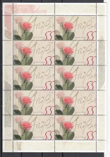 Bundesrep. Deutschland  Nr Zehnerbogen 2317 Postfrisch / **