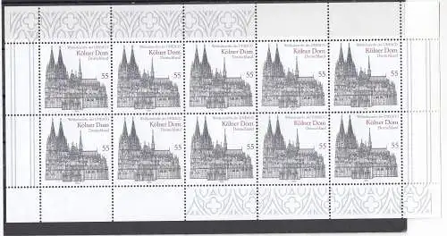 Bundesrep. Deutschland  Nr Zehnerbogen 2329 Postfrisch / **