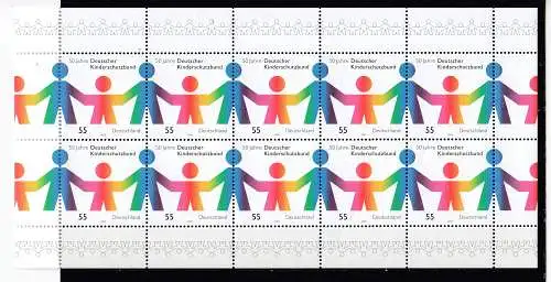 Bundesrep. Deutschland  Nr Kleinbogen 2333 Postfrisch / **