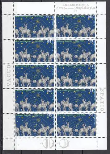 Bundesrep. Deutschland  Nr Kleinbogen 2282 Postfrisch / **