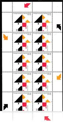 Bundesrep. Deutschland  Nr Kleinbogen 2287 Postfrisch / **