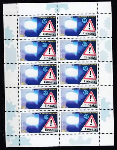 Bundesrep. Deutschland  Nr Kleinbogen 2125 Postfrisch / **
