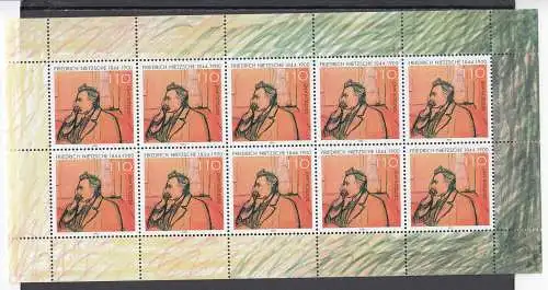 Bundesrep. Deutschland  Nr Klinbogen 2131 Postfrisch / **